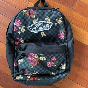 Vans Off the Wall floral backpack